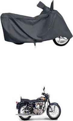ZTech Two Wheeler Cover for Royal Enfield(Twin spark, Grey)