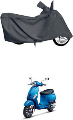 ZTech Two Wheeler Cover for Universal For Bike(Vespa VXL, Grey)