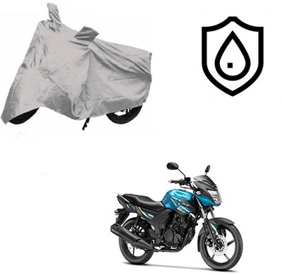 SRENTERPRISES Two Wheeler Cover for Yamaha(SZ-RR, Silver)