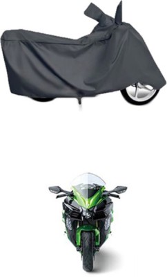 Wild Panther Two Wheeler Cover for Kawasaki(Grey)