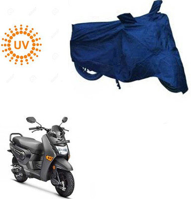 Feel heaven Waterproof Two Wheeler Cover for Honda(Cliq, Blue)