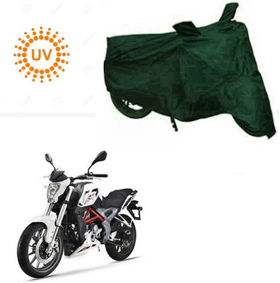 RPSENTTERPR Waterproof Two Wheeler Cover for DSK Benelli(TNT 25, Green)