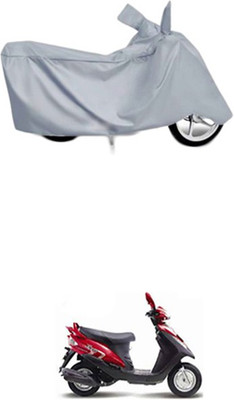 ZTech Two Wheeler Cover for Mahindra(Flyte, Silver)
