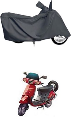 Wild Panther Two Wheeler Cover for Kinetic(Grey)