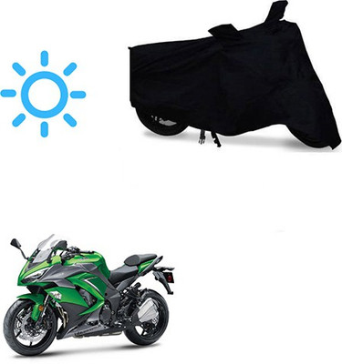 MMSSTAR Waterproof Two Wheeler Cover for Kawasaki(Ninja 1000, Black)