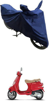 ZTech Two Wheeler Cover for Universal For Bike(Vespa LX, Blue)