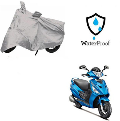 MOTOWORLD Waterproof Two Wheeler Cover for Hero(Maestro, Silver)