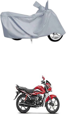 ZTech Two Wheeler Cover for Hero(Passion, Silver)