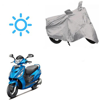 MOTOWORLD Waterproof Two Wheeler Cover for Hero(Maestro, Silver)