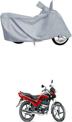ZTech Two Wheeler Cover for Hero(Passion Plus, Silver)