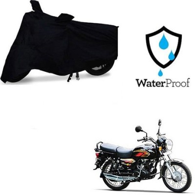 Motoworld Waterproof Two Wheeler Cover for TVS(Max 4R, Black)