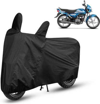 AutoRetail Waterproof Two Wheeler Cover for Hero(HF Deluxe, Black)