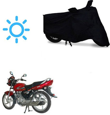 SRENTERPRISES Two Wheeler Cover for Suzuki(Zeus, Black)