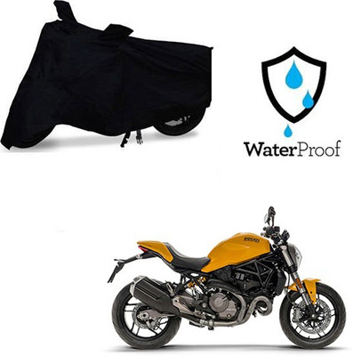 MMSSTAR Waterproof Two Wheeler Cover for Ducati(Monster 821, Black)