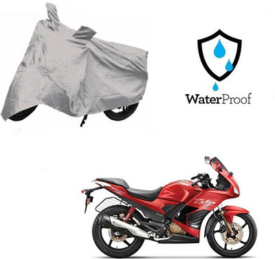 SRENTERPRISES Two Wheeler Cover for Hero(Karizma ZMR, Silver)