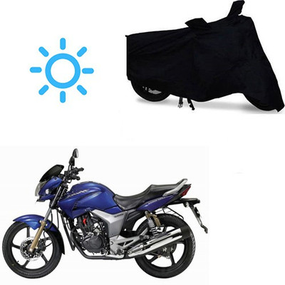 SRENTERPRISES Two Wheeler Cover for Honda(CBZ TYPE 1, Black)