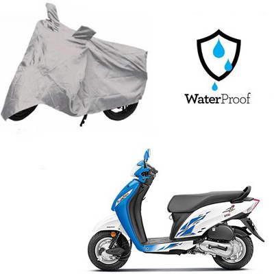 SRENTERPRISES Two Wheeler Cover for Honda(Activa i, Silver)