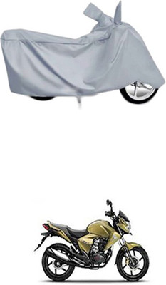 ZTech Two Wheeler Cover for Honda(Dazzler, Silver)