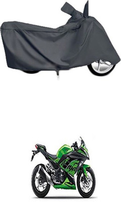 Wild Panther Two Wheeler Cover for Kawasaki(Ninja 300, Grey)