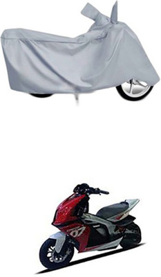 ZTech Two Wheeler Cover for TVS(Silver)