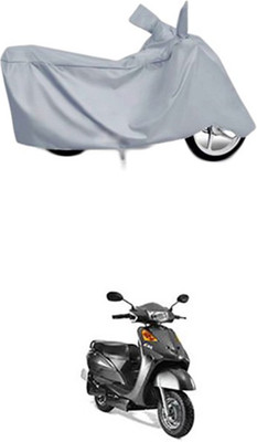 Wild Panther Two Wheeler Cover for Indus(Yo, Silver)