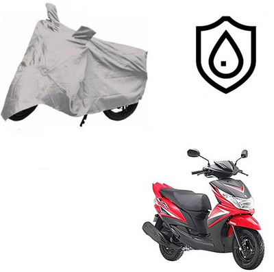 SRENTERPRISES Two Wheeler Cover for Yamaha(Ray, Silver)
