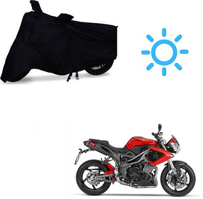 SRENTERPRISES Two Wheeler Cover for DSK Benelli(TNT R, Black)
