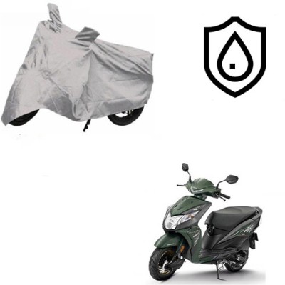 SRENTERPRISES Two Wheeler Cover for Honda(Deo, Silver)