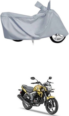 ZTech Two Wheeler Cover for Honda(Unicorn Dazzler, Silver)