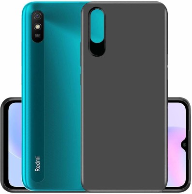Coverage Back Cover for Mi Redmi 9A(Black, Dual Protection, Pack of: 1)