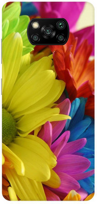 NR CREATION Back Cover for POCO X3(Multicolor, Waterproof, Silicon)