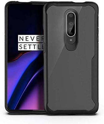 ELEF Bumper Case for OnePlus 7 Pro Eagle Eye Ultra Slim Hybrid Shock Proof Camera lens Protector case(Black, Rugged Armor, Pack of: 1)