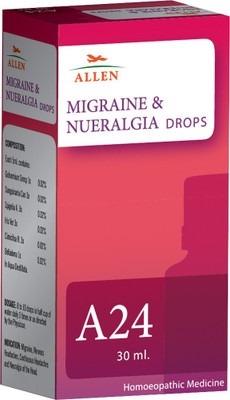 ALLEN A24 Migraine & Nueralgia Drops(4 x 30 ml)