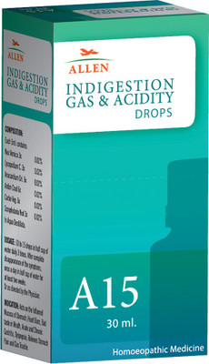 ALLEN A15 Indigestion, Gas & Acidity Drops(5 x 30 ml)