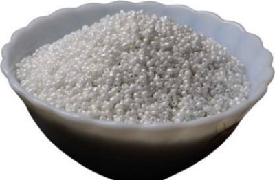 Dealx uni white round glass seed beads 11/0,2mm(250grm)