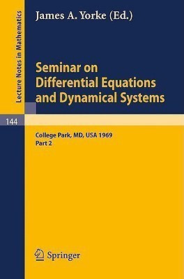 Seminar on Differential Equations and Dynamical Systems(English, Paperback, unknown)