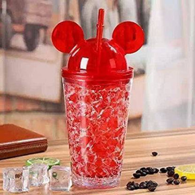 BASEL 450 ml Plastic Shaker(Pack of 1, Red)