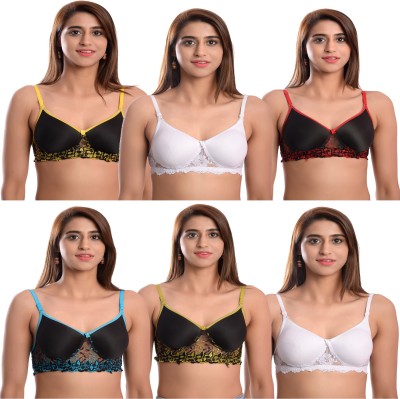 In Beauty FunPad-6P-2 Women Push-up Heavily Padded Bra(Multicolor)