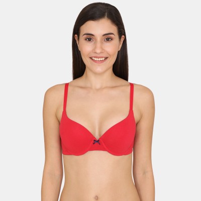 ZIVAME Women Push-up Heavily Padded Bra(Red)