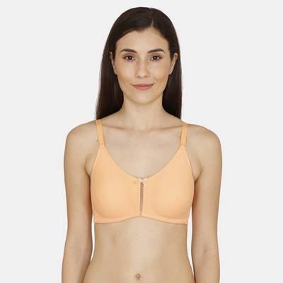 ZIVAME Women Full Coverage Non Padded Bra(Orange)