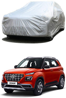 Billseye Car Cover For Hyundai Venue (Without Mirror Pockets)(Silver)