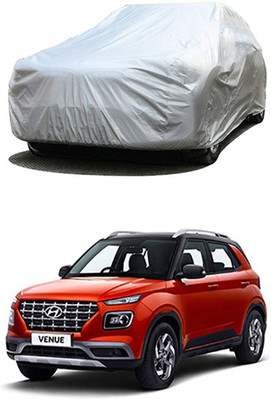 Billseye Car Cover For Hyundai Venue (Without Mirror Pockets)(Silver)