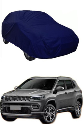 Billseye Car Cover For Jeep Universal For Car (Without Mirror Pockets)(Blue)