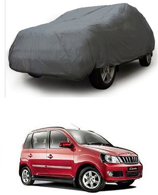 W proof Car Cover For Mahindra Quanto (Without Mirror Pockets)(Grey)