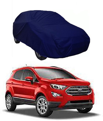 W proof Car Cover For Ford Ecosport (Without Mirror Pockets)(Blue)