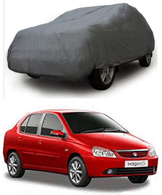 W proof Car Cover For Tata Indigo CS (Without Mirror Pockets)(Grey)