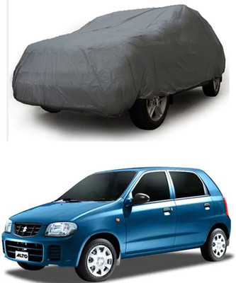 W proof Car Cover For Maruti Suzuki Alto (Without Mirror Pockets)(Grey)