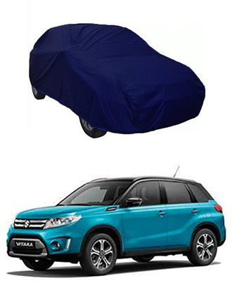 Billseye Car Cover For Maruti Suzuki Vitara Brezza (Without Mirror Pockets)(Blue)