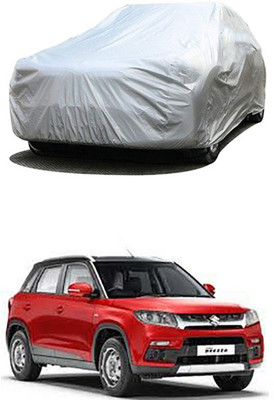 Billseye Car Cover For Maruti Suzuki Vitara Brezza (Without Mirror Pockets)(Silver)