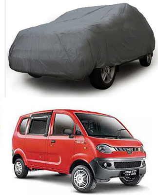 W proof Car Cover For Mahindra Jeeto (Without Mirror Pockets)(Grey)